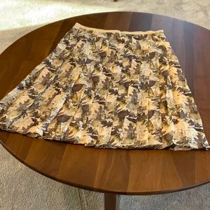 Tory Burch Pleated Midi Skirt SZ 8